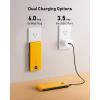imagePortable Charger Power Bank Built in Cables and Wall Plug 10000mAh iPhone Battery Pack Fast Charging USB C External Slim Power Bank Travel Essentials Compatible with iPhone 17 16 15 14 iPad BlackYellow