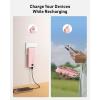 imagePortable Charger Power Bank Built in Cables and Wall Plug 10000mAh iPhone Battery Pack Fast Charging USB C External Slim Power Bank Travel Essentials Compatible with iPhone 17 16 15 14 iPad BlackPink