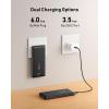 imagePortable Charger Power Bank Built in Cables and Wall Plug 10000mAh iPhone Battery Pack Fast Charging USB C External Slim Power Bank Travel Essentials Compatible with iPhone 17 16 15 14 iPad BlackSpace Black