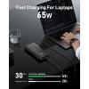 imageVEEKTOMX 100W Laptop Power Bank 20000mAh Fast Charging Portable Laptop Charger USB C PD 30 Battery Pack Compatible with iPhone 161514 Pro Samsung MacBook ProAir iPad Steam Deck Camera etcDark Black