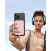 imageVEEKTOMX 5000mAh Slim Portable Charger with Builtin Lighting Cable  Power Bank Travel Phone Charger  External Battery Pack Compatible with AirPodsiPhone 14131211 Pro BlackLightning Pink