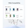 imageVEEKTOMX 5000mAh Slim Portable Charger with Builtin Lighting Cable  Power Bank Travel Phone Charger  External Battery Pack Compatible with AirPodsiPhone 14131211 Pro BlackLightning White