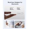 imageVEEKTOMX 5000mAh Slim Portable Charger with Builtin Lighting Cable  Power Bank Travel Phone Charger  External Battery Pack Compatible with AirPodsiPhone 14131211 Pro BlackLightning White