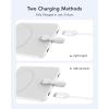 imageVEEKTOMX 5000mAh Slim Portable Charger with Builtin Lighting Cable  Power Bank Travel Phone Charger  External Battery Pack Compatible with AirPodsiPhone 14131211 Pro BlackLightning White