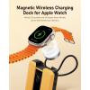 imageVEEKTOMX PD 30W Power Bank Fast Charging with Builtin USB C Cable for iPhone Small Portable Charger 10000mAh Portable Apple Watch Charger Compact Battery Pack for iPhone 161515 Plus YellowLightning Yellow