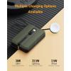 imageVEEKTOMX PD 30W Power Bank Fast Charging with Builtin USB C Cable for iPhone Small Portable Charger 10000mAh Portable Apple Watch Charger Compact Battery Pack for iPhone 161515 Plus YellowLightning Green
