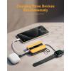 imageVEEKTOMX PD 30W Power Bank Fast Charging with Builtin USB C Cable for iPhone Small Portable Charger 10000mAh Portable Apple Watch Charger Compact Battery Pack for iPhone 161515 Plus YellowLightning Yellow