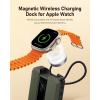 imageVEEKTOMX PD 30W Power Bank Fast Charging with Builtin USB C Cable for iPhone Small Portable Charger 10000mAh Portable Apple Watch Charger Compact Battery Pack for iPhone 161515 Plus YellowLightning Green