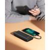 imageVEEKTOMX Portable Charger Builtin Cables 10000mAh Power Bank for iPhone Fast Charge USB C Battery Pack Travel Essentials Powerbank Compatible with iPhone 17161514 Samsung S2524 Android etcMatte Black