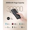 imageVEEKTOMX Portable Charger Builtin Cables 10000mAh Power Bank for iPhone Fast Charge USB C Battery Pack Travel Essentials Powerbank Compatible with iPhone 17161514 Samsung S2524 Android etcMatte Black