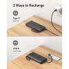 imageVEEKTOMX Portable Charger Builtin Cables 10000mAh Power Bank for iPhone Fast Charge USB C Battery Pack Travel Essentials Powerbank Compatible with iPhone 17161514 Samsung S2524 Android etc10000mAh Black