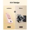 imageVEEKTOMX Portable Charger Builtin Cables Power Bank for iPhone Fast Charge USB C Battery Pack Travel Essentials Powerbank Compatible with iPhone 17161514 Samsung S2524Pink