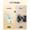 imageVEEKTOMX Portable Charger Builtin Cables Power Bank for iPhone Fast Charge USB C Battery Pack Travel Essentials Powerbank Compatible with iPhone 17161514 Samsung S2524Blue