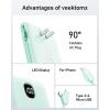 imageVEEKTOMX Portable Charger with Built in Cables 20000mAh Power Bank for iPhone with AC Wall Plug Fast Charging USB C Slim Battery Pack with LED Display Compatible with iPhone151413 SamsungCyan