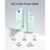 imageVEEKTOMX Portable Charger with Built in Cables 20000mAh Power Bank for iPhone with AC Wall Plug Fast Charging USB C Slim Battery Pack with LED Display Compatible with iPhone151413 SamsungCyan