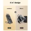 imageVEEKTOMX Portable Charger with Builtin Cables 20000mAh Power Bank for iPhone Fast Charging USB C Battery Pack Travel Essentials Powerbank Compatible with iPhone 151413 Samsung Android etc