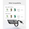 imageVEEKTOMX Slim Portable Charger 5000mAh Lightweight Power Bank with Wired USB C Cable Ultra Thin Battery Pack Compatible with iPhone 15PlusProPro MaxSamsungAndroidNonWireless Charging BlackUSBC Black