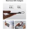 imageVEEKTOMX Slim Portable Charger 5000mAh Lightweight Power Bank with Wired USB C Cable Ultra Thin Battery Pack Compatible with iPhone 15PlusProPro MaxSamsungAndroidNonWireless Charging BlackUSBC Black