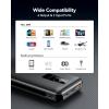 imageVEEKTOMX Small Portable Charger Mini Power Bank 10000mAh PD 225W Fast Charging USBC Battery Bank Travel Essentials Dual Voltage External Portable Powerbank for iPhoneSamsungGoogle Pixel WhiteXDark Grey