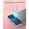 imageVEEKTOMX Small Portable Charger Mini Power Bank 10000mAh PD 225W Fast Charging USBC Battery Bank Travel Essentials Dual Voltage External Portable Powerbank for iPhoneSamsungGoogle Pixel WhitePink