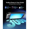 imageVEEKTOMX Small Portable Charger Mini Power Bank 10000mAh PD 225W Fast Charging USBC Battery Bank Travel Essentials Dual Voltage External Portable Powerbank for iPhoneSamsungGoogle Pixel WhiteXDark Grey