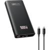 imageVEEKTOMX 100W Laptop Power Bank 20000mAh Fast Charging Portable Laptop Charger USB C PD 30 Battery Pack Compatible with iPhone161514131211 Pro MacBook iPad Samsung Steam Deck Camera etcdark grey