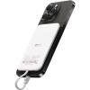 imageVEEKTOMX 5000mAh Slim Portable Charger with Builtin Lighting Cable  Power Bank Travel Phone Charger  External Battery Pack Compatible with AirPodsiPhone 14131211 Pro BlackLightning White