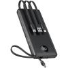 imageVEEKTOMX Portable Charger Builtin Cables 10000mAh Power Bank for iPhone Fast Charge USB C Battery Pack Travel Essentials Powerbank Compatible with iPhone 17161514 Samsung S2524 Android etc10000mAh Black