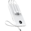 imageVEEKTOMX Portable Charger Builtin Cables 10000mAh Power Bank for iPhone Fast Charge USB C Battery Pack Travel Essentials Powerbank Compatible with iPhone 17161514 Samsung S2524 Android etc10000mAh White