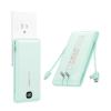 imageVEEKTOMX Portable Charger with Built in Cables 20000mAh Power Bank for iPhone with AC Wall Plug Fast Charging USB C Slim Battery Pack with LED Display Compatible with iPhone151413 SamsungCyan