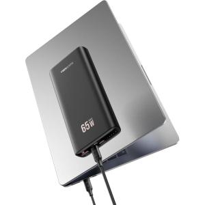 imageVEEKTOMX 100W Laptop Power Bank 20000mAh Fast Charging Portable Laptop Charger USB C PD 30 Battery Pack Compatible with iPhone 161514 Pro Samsung MacBook ProAir iPad Steam Deck Camera etcDark Black