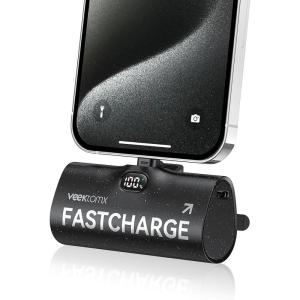 imageVEEKTOMX Small Portable Charger for iPhone Fast Charging Power Bank Mini 5000mAh PD Battery Pack Compatible with iPhone 1414 plus14 Pro Max1313Pro Max1212Mini11XRXSX87 Travel Essentials