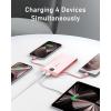 imageVEEKTOMX Portable Charger with Built in Cables 10000mAh Power Bank for iPhone with Wall Plug Travel Essential Fast Charging USB C Slim External Battery Pack for iPhone 17161514 Samsung iPadetc