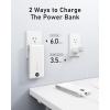 imageVEEKTOMX Portable Charger with Built in Cables 10000mAh Power Bank for iPhone with AC Wall Plug Fast Charging USB C Slim Battery Pack with LED Display Compatible with iPhone 17161514 SamsungMatte White