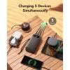 imageVEEKTOMX Portable Charger with Built in Cables 10000mAh  100W Power Bank 56000mah Portable Charger with Emergency LED Flashlight