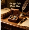 image:imageVEEKTOMX 18Note Solid Wooden Music Box HandCranked Classic Retro Melody Box for Adults Kids Best Gifts for Women Men Girls Boys Home Decor Anniversary Birthday