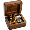 image:imageVEEKTOMX 18Note Solid Wooden Music Box HandCranked Classic Retro Melody Box for Adults Kids Best Gifts for Women Men Girls Boys Home Decor Anniversary Birthday