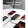 image:imageVEEKTOMX Portable Charger with Built in Cables 10000mAh Power Bank for iPhone with Wall Plug Travel Essential Fast Charging Slim USB C External Battery Pack for iPhone 171615 Samsung iPad etcDark GrayYellow