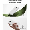image:imageVEEKTOMX Portable Charger with Built in Cables 10000mAh Power Bank for iPhone with Wall Plug Travel Essential Fast Charging Slim USB C External Battery Pack for iPhone 171615 Samsung iPad etcPure White